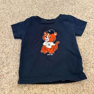 Detroit Tigers Baby Boy Girl 12 Months Blue T Shirt Paws Mascot MLB Baseball